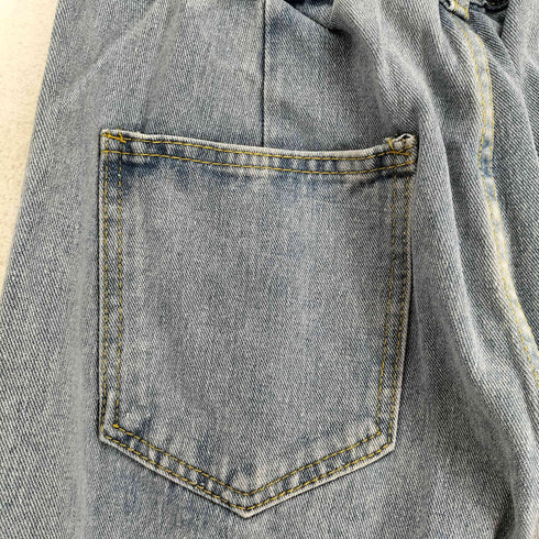 ネオス NEOS ADDICTIVE DESIGN ワイドイージーデニムパンツ メンズ  L